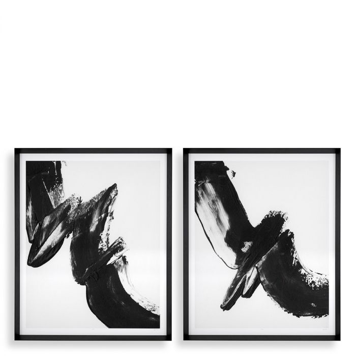 Print Black expression set of 2