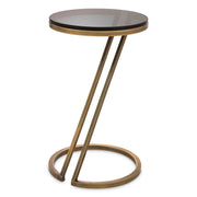Brass Modern Slanted Side Table Falcone