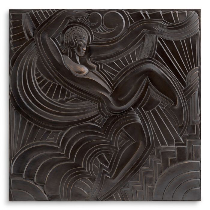 Wall Object Folies Bergere bronze finish