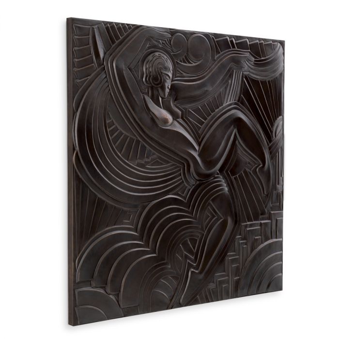Wall Object Folies Bergere bronze finish