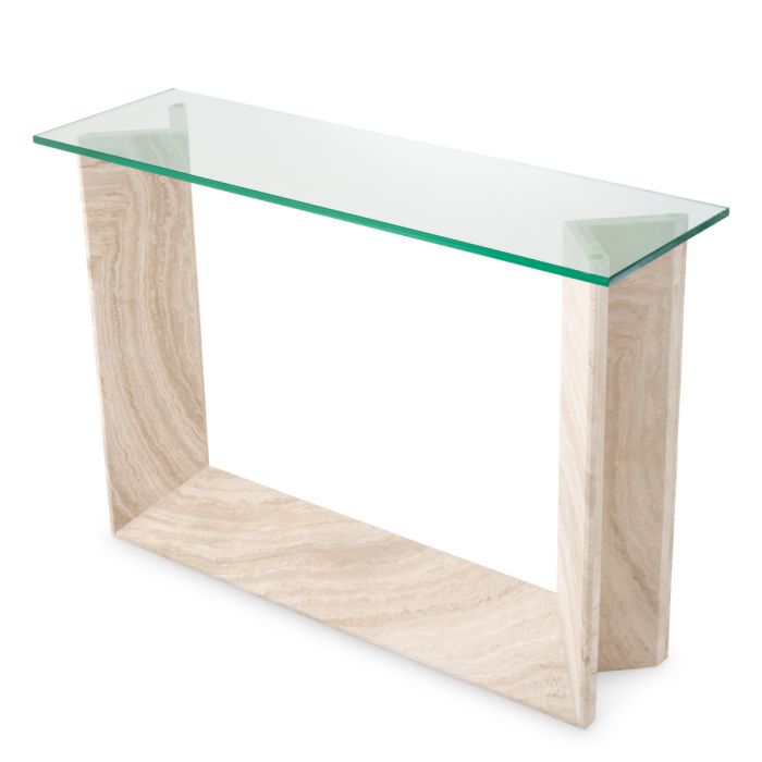 Console Table Fortuna travertine