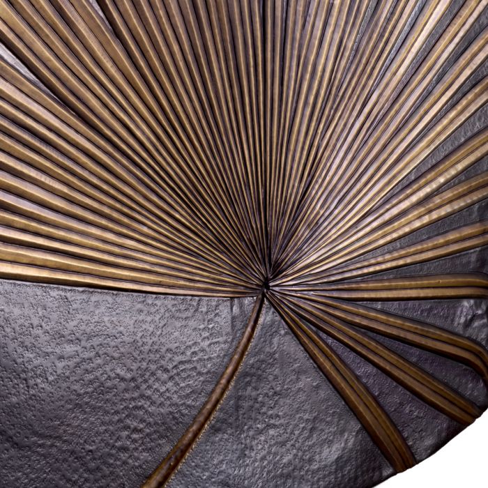 Wall Object Palma bronze finish