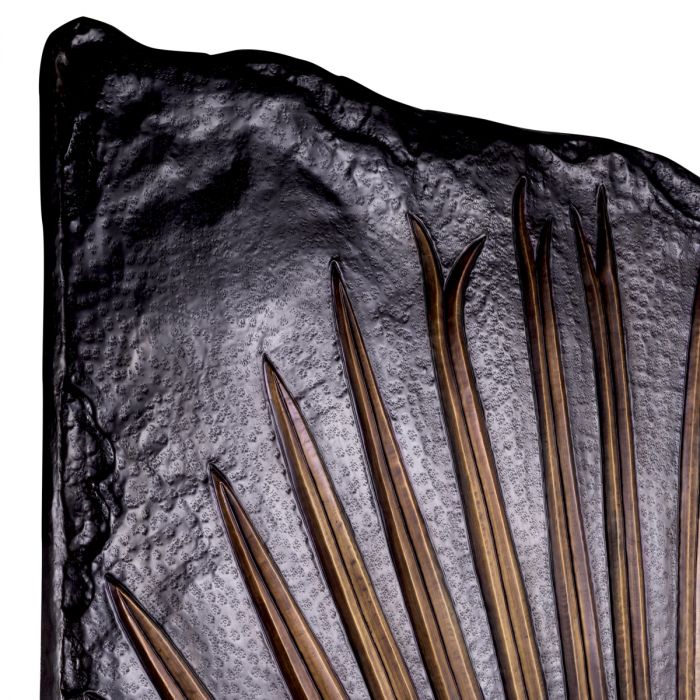 Wall Object Palma bronze finish