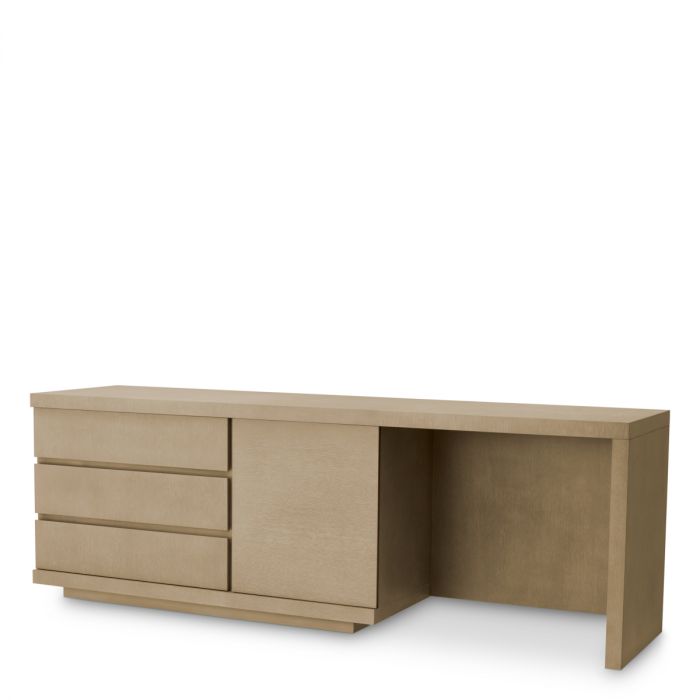Desk Crosby washed oak veneer