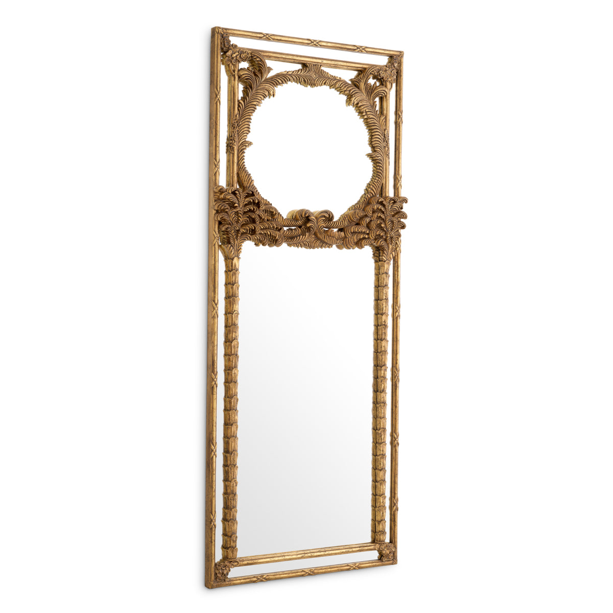 Hand-Carved Mahogany Mirror Le Royal | Eichholtzmh.com