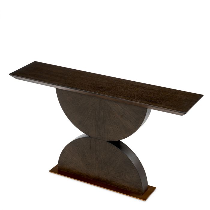 Console Table Spring mocha oak veneer