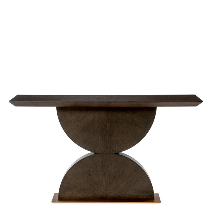 Console Table Spring mocha oak veneer