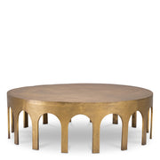 Vintage Brass Coffee Table Gardini | Eichholtzmh.com