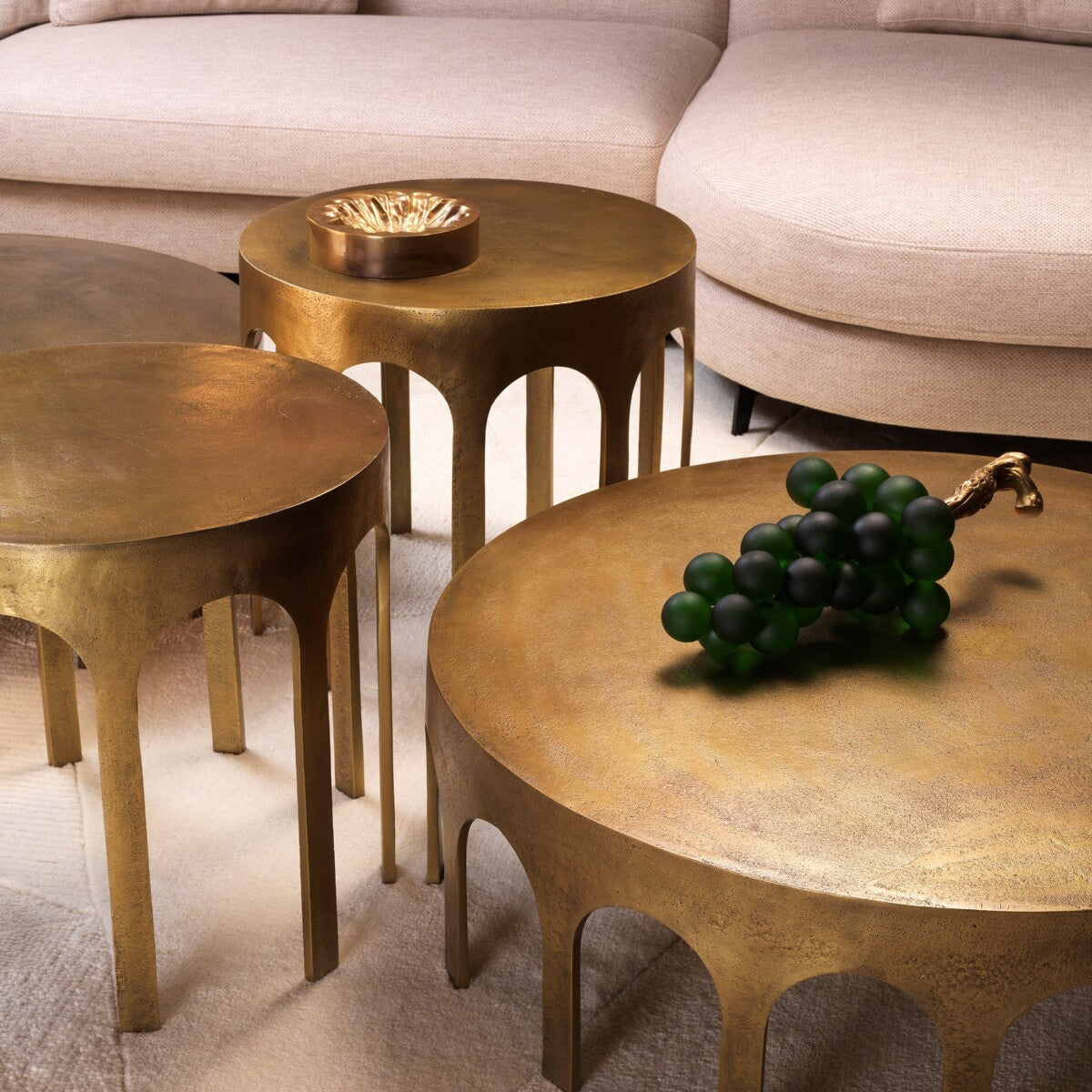 Vintage Brass Side Table Gardini | Eichholtzmh.com