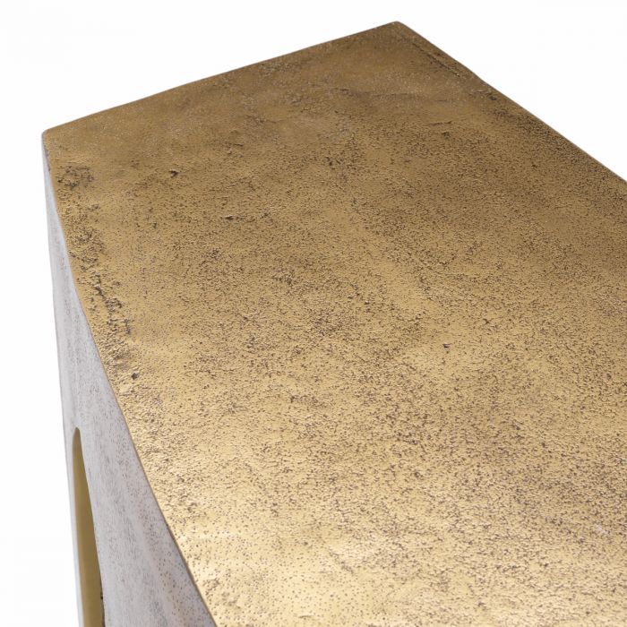 Console Table Gardini vintage brass finish