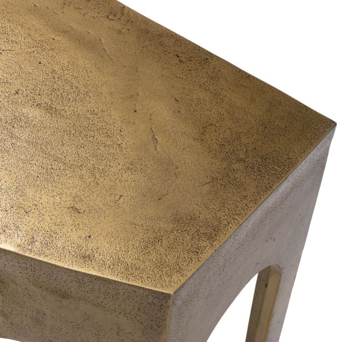 Console Table Gardini vintage brass finish