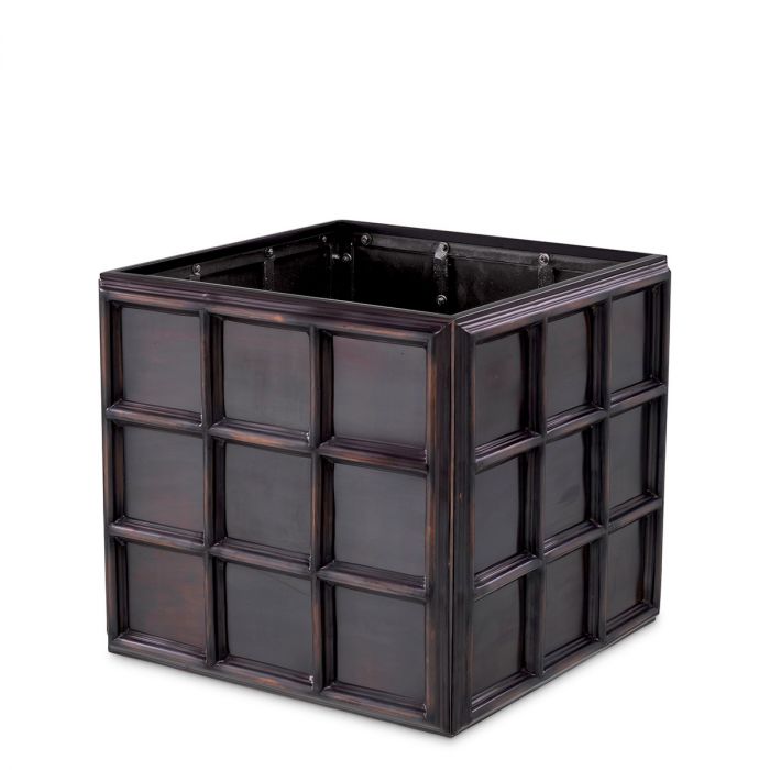 Planter Grid S antique bronze finish