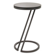Black Modern Slanted Side Table Falcone