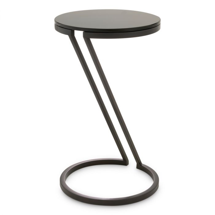 Side Table Falcone gunmetal finish