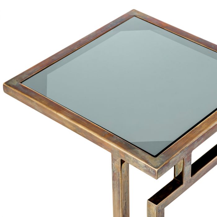 Side Table Marcus vintage brass finish
