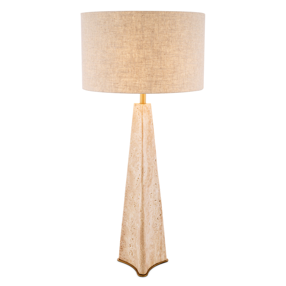 Travertine Table Lamp Benson | Eichholtzmh.com
