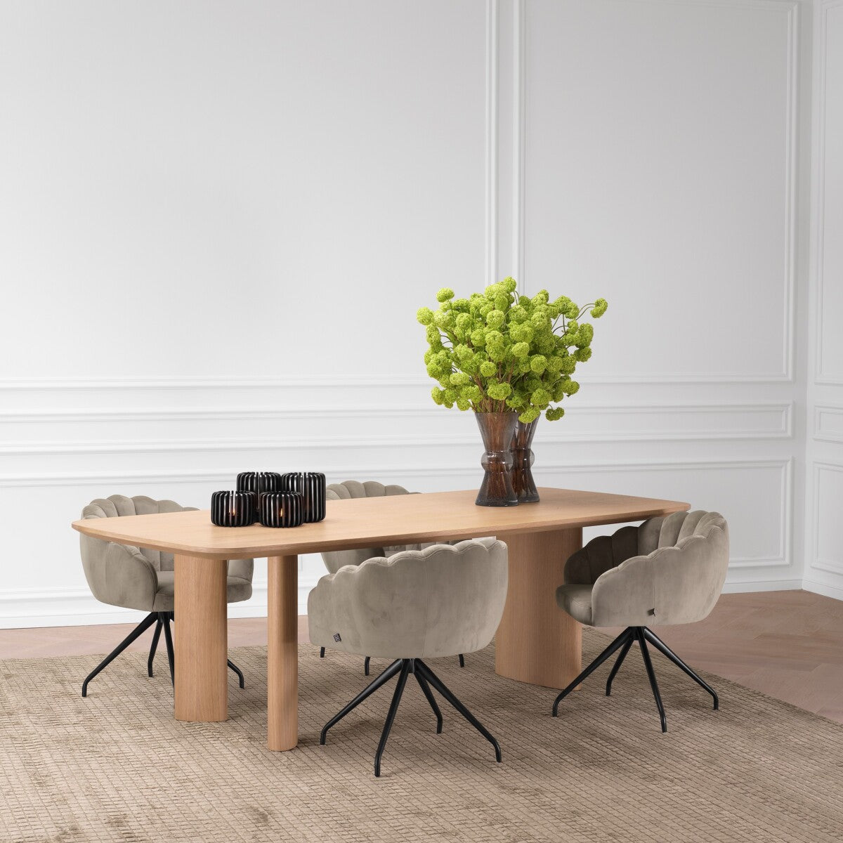 Natural Modern Wood Dining Table S Harmonie