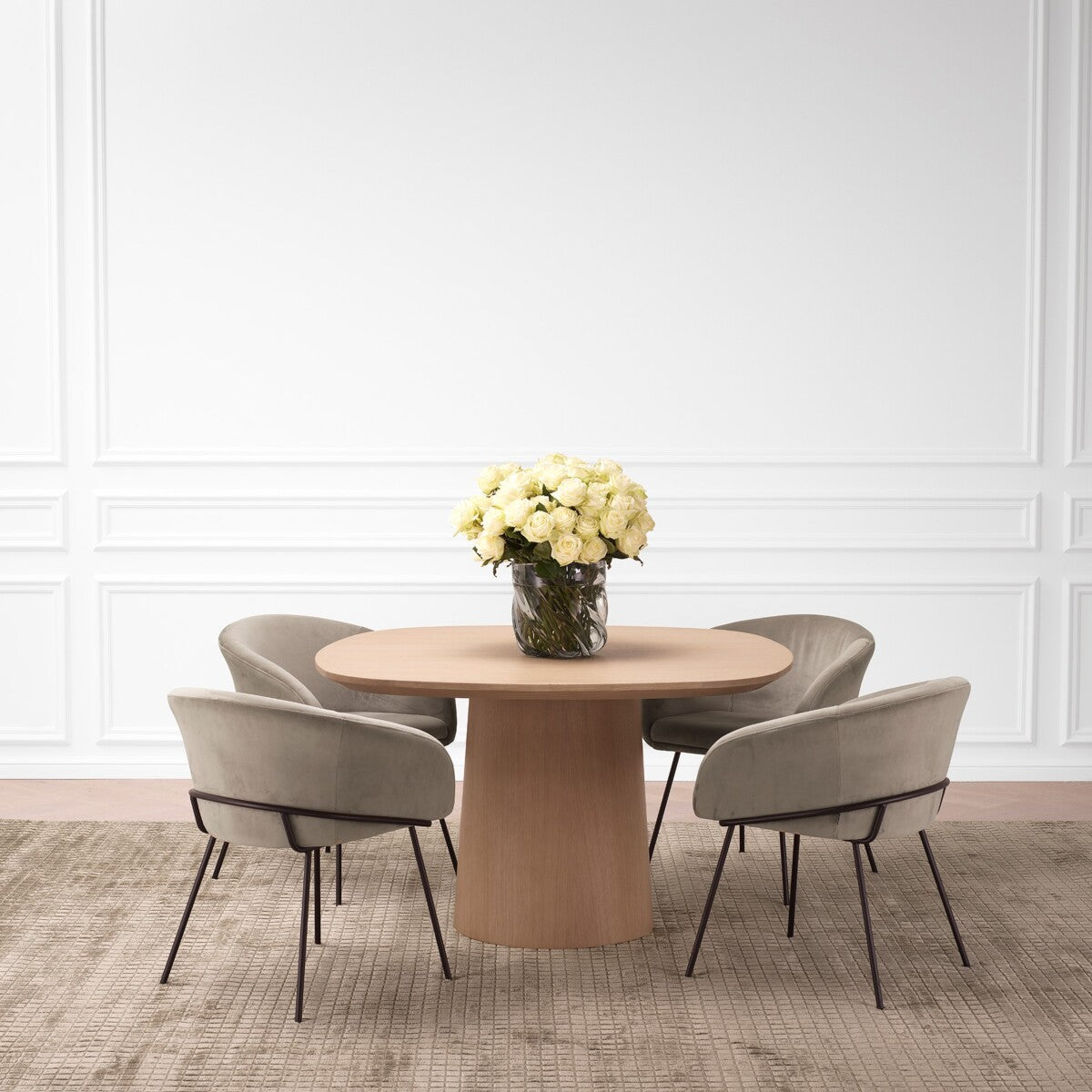Natural Oak Dining Table Motto| Eichholtzmh.com