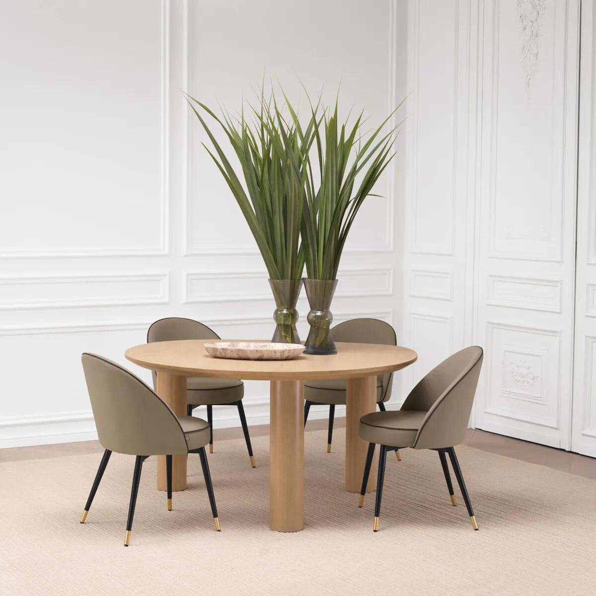 Oak Scandi Dining Table Lombardo | Eichholtzmh.com