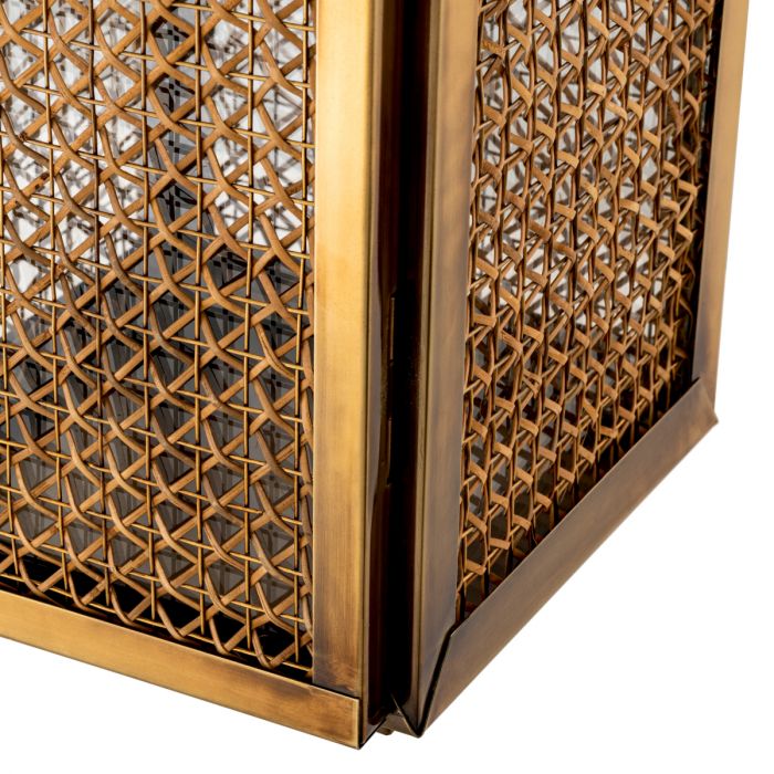 Hurricane Festival L vintage brass finish