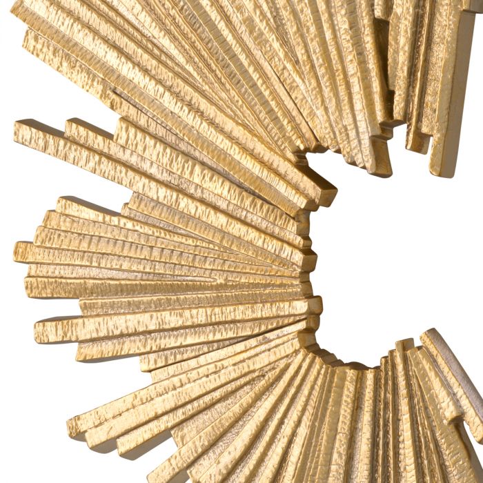 Wall Object Bryant gold finish set of 2