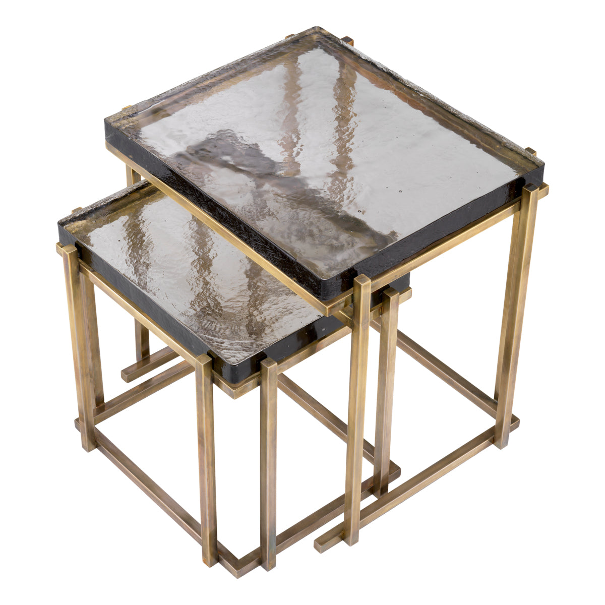 Glass Side Tables (2) Niemeyer | Eichholtzmh.com 