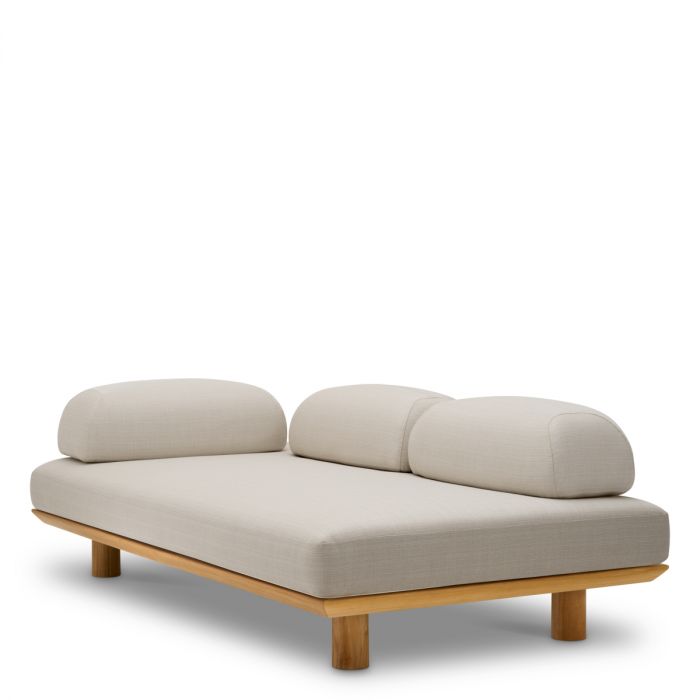 Outdoor Sofa Nomade natural teak lucio sand