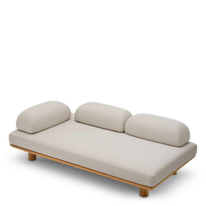 Outdoor Sofa Nomade natural teak lucio sand