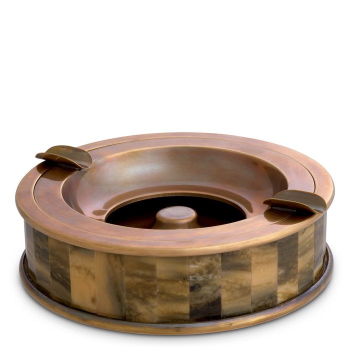 Ashtray Bonham vintage brass finish