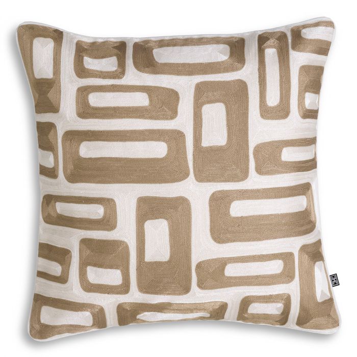 Cushion Cerva beige white