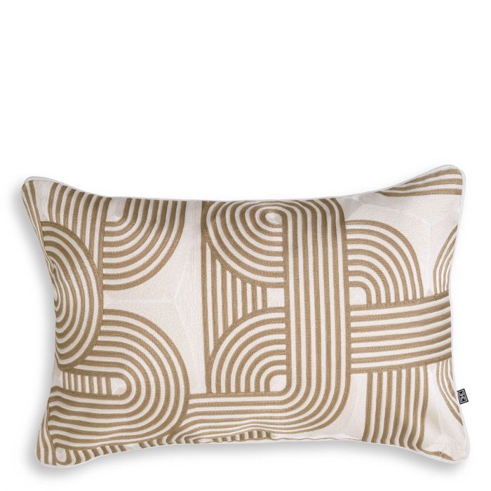 Cushion Abaças beige white