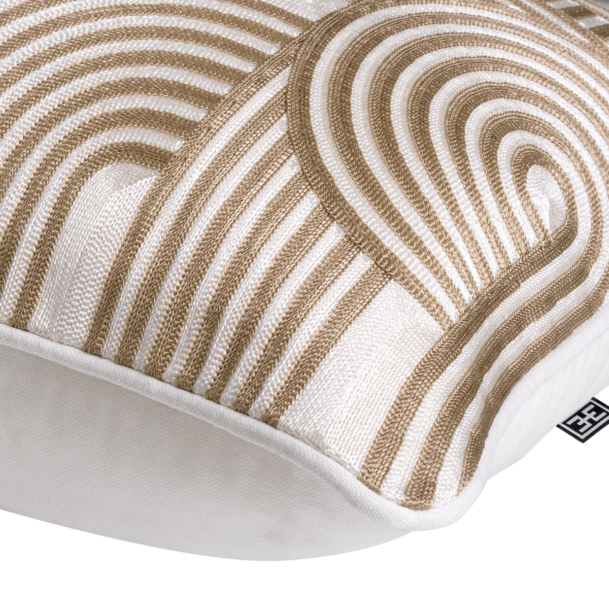 Beige Modern Lumbar Pillow Abaças | Eichholtzmh.com