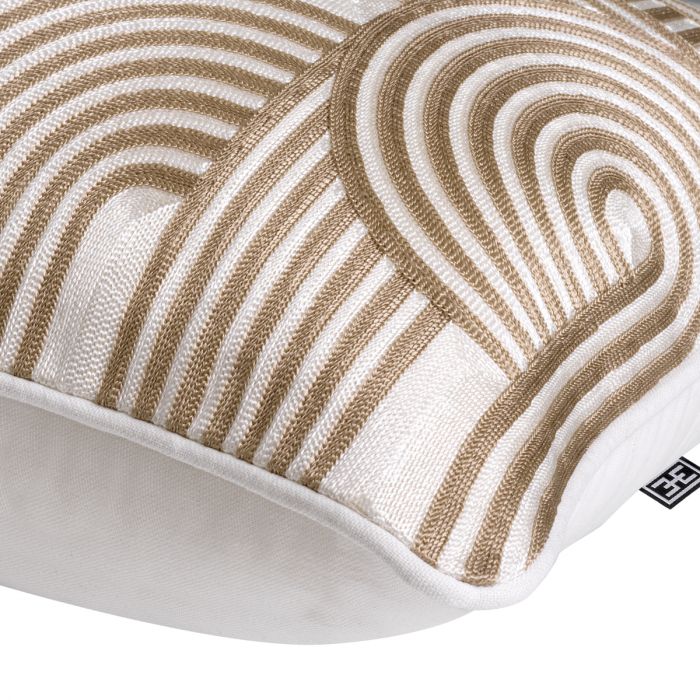 Cushion Abaças beige white