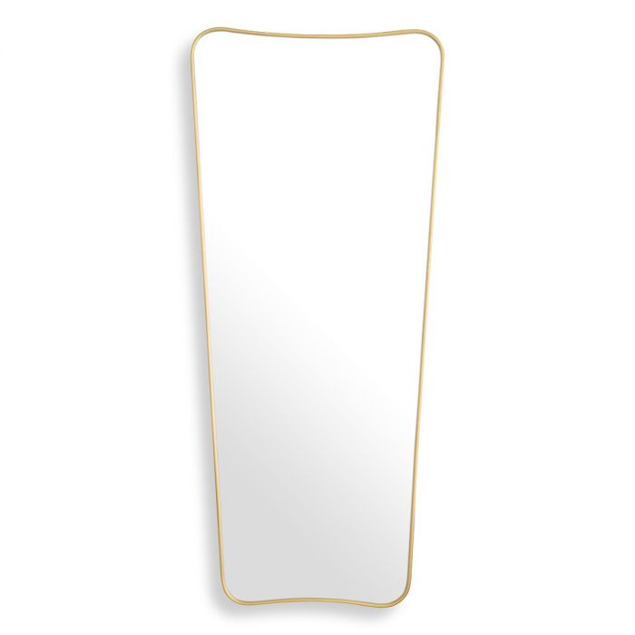 Mirror Vivienne L brushed brass finish