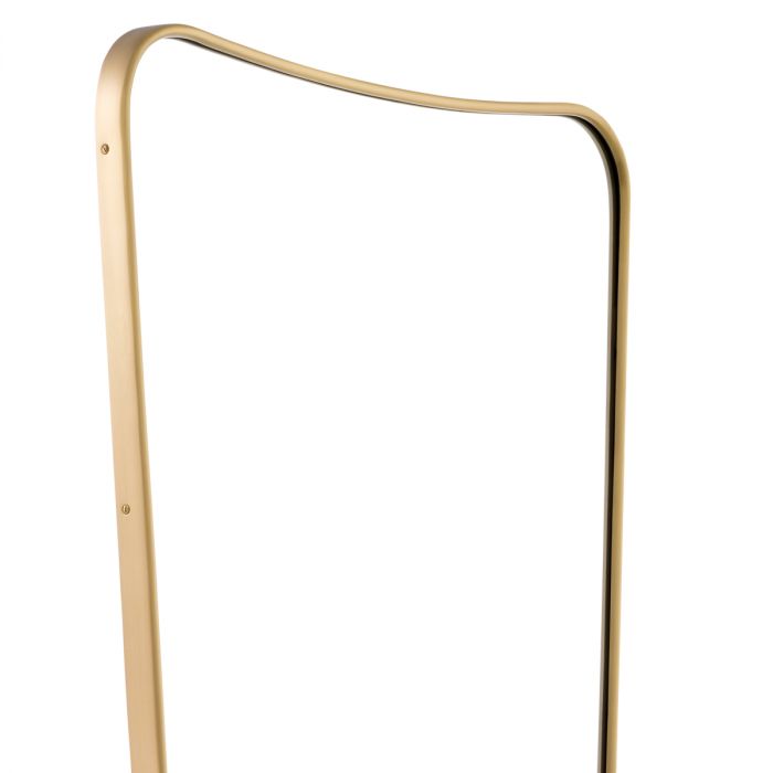 Mirror Vivienne L brushed brass finish
