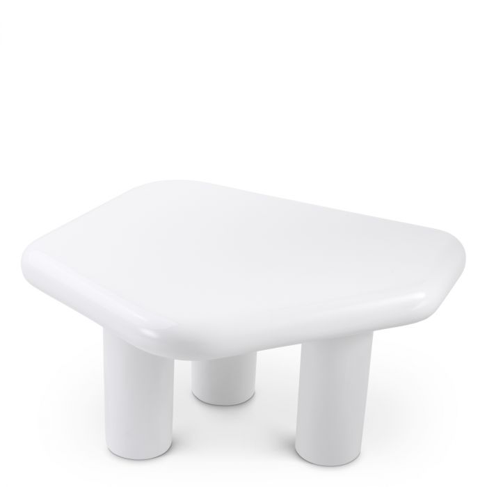 Side Table Matiz white high gloss finish