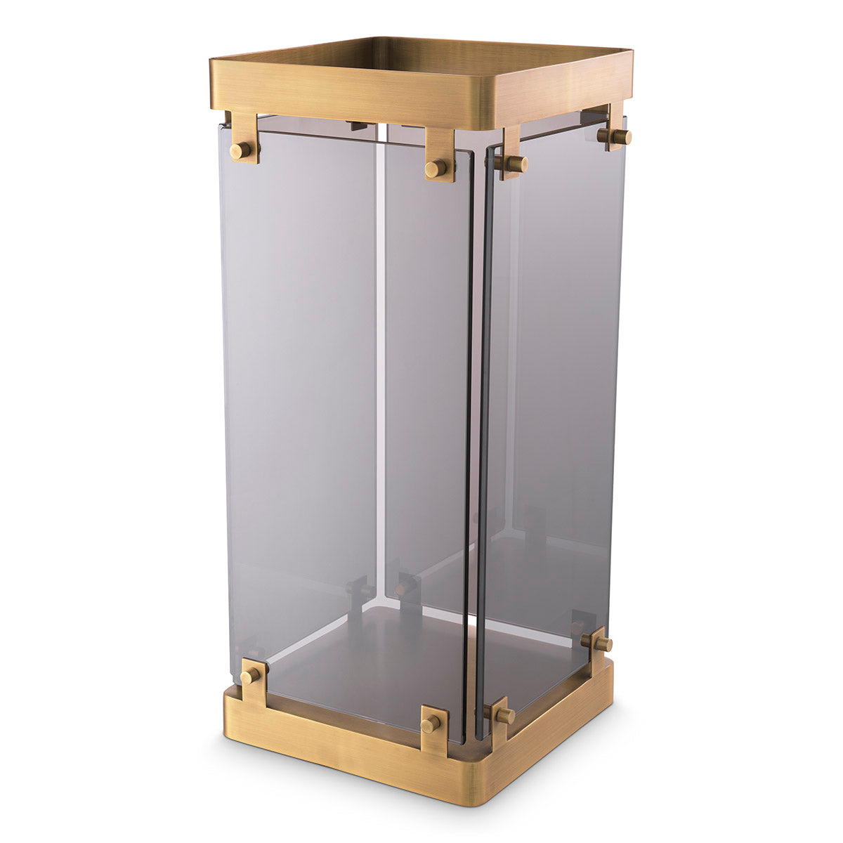 Smoke Glass Umbrella Stand Heston | Eichholtzmh.com