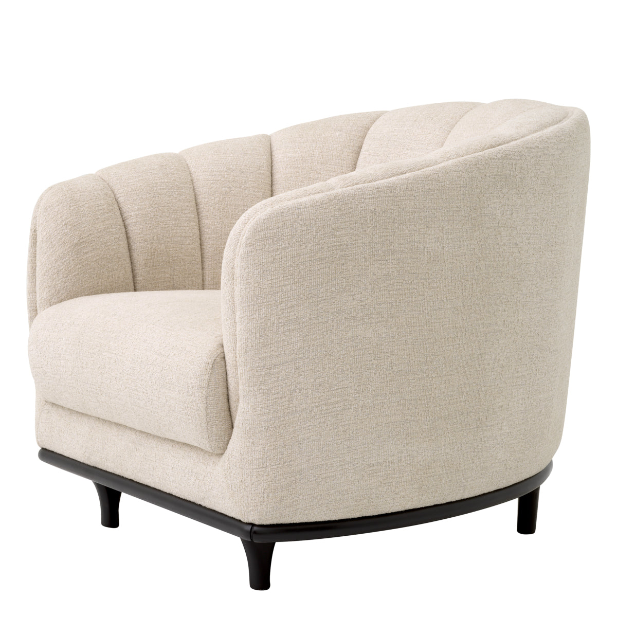 Channeled Modern Accent Chair Agostino | Eichholtzmh.com