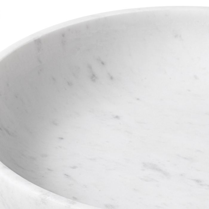 Bowl Revolt white marble