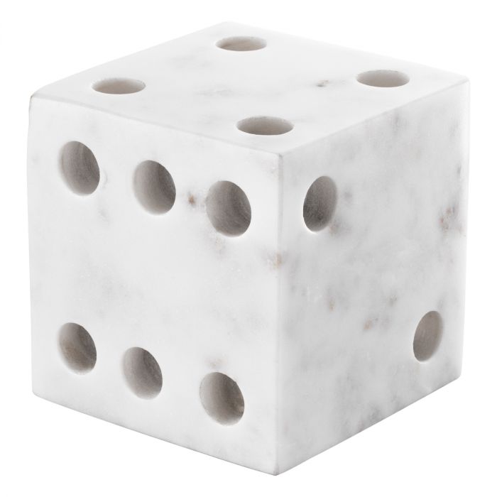 Desk Accessory Visa white marble set of 2