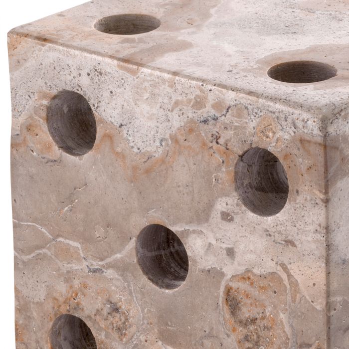 Desk Accessory Visa brown marble set of 2