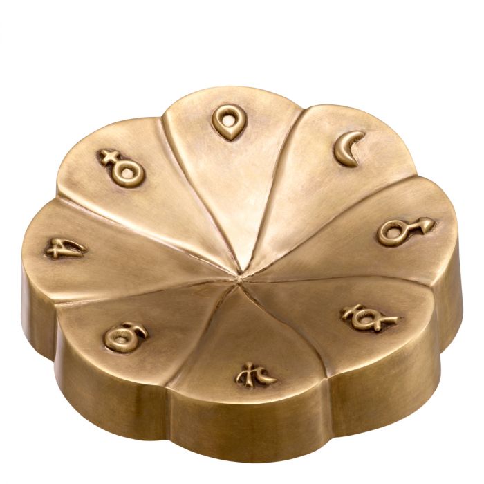 Object Lumeria vintage brass finish