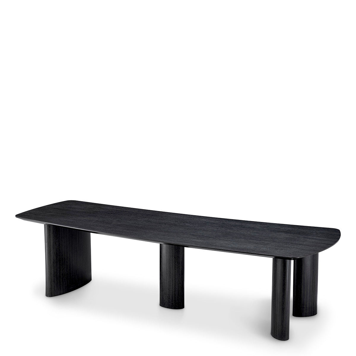 Black Wooden Minimalist Dining Table L Bergman | Eichholtzmh.com