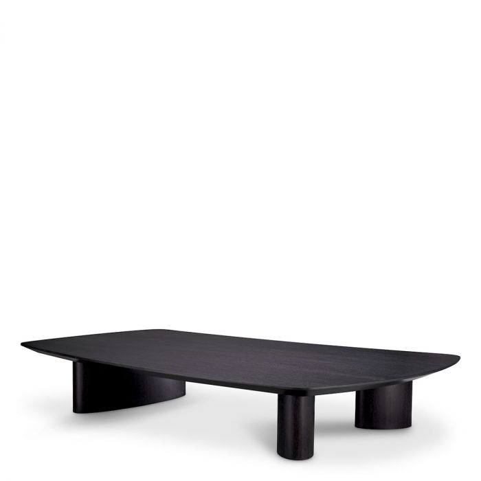 Coffee Table Bergman charcoal grey oak veneer