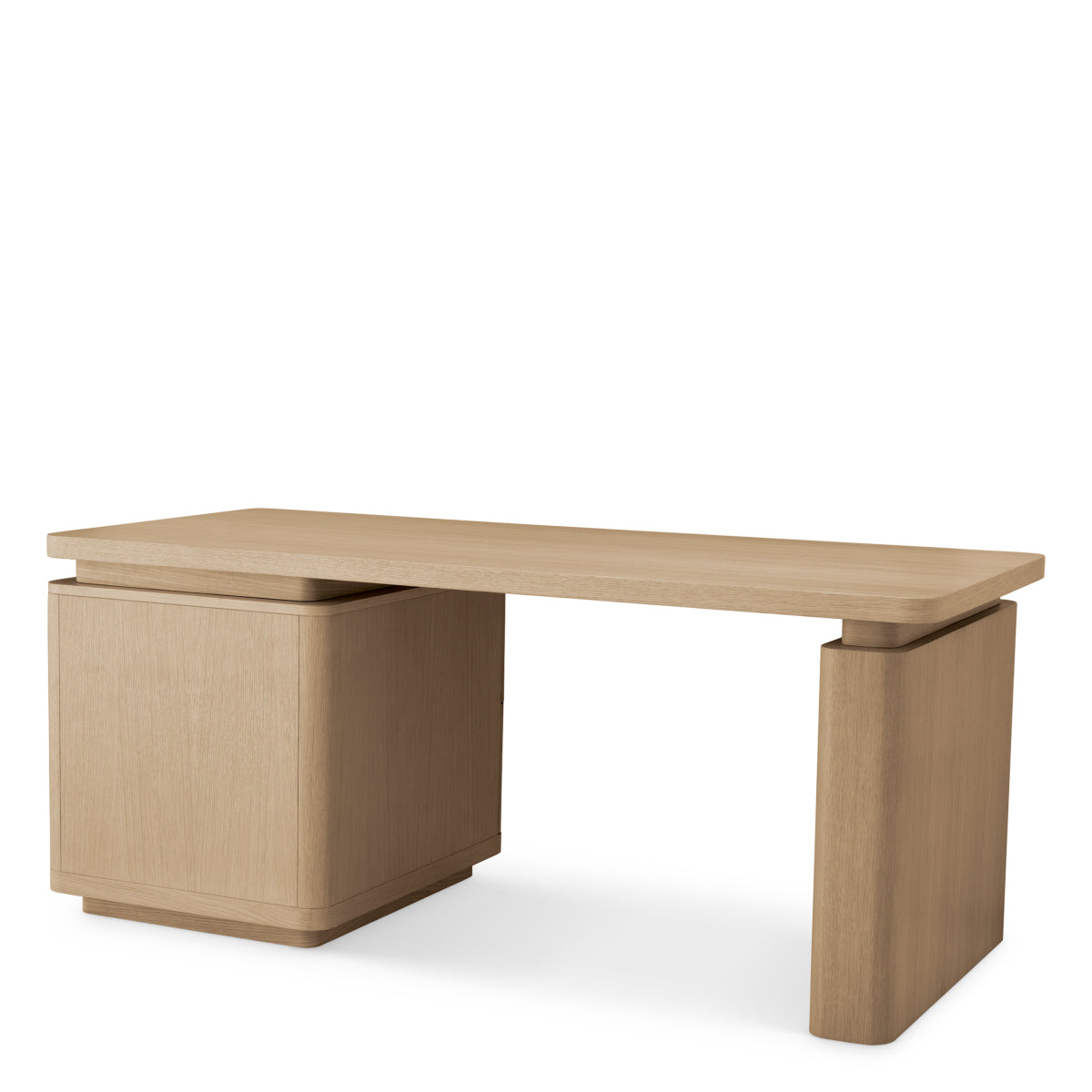 Oak Contemporary Desk Modesto | Eichholtzmh.com