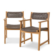 Wood Outdoor Chairs (2) Cancun | Eichholtzmh.com