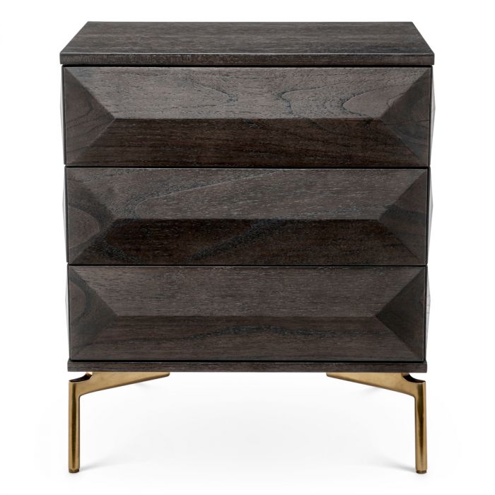 Nightstand Denver mocha oak veneer