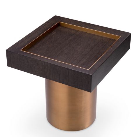 Oak Veneer Square Side Table Otus | Eichholtzmh.com
