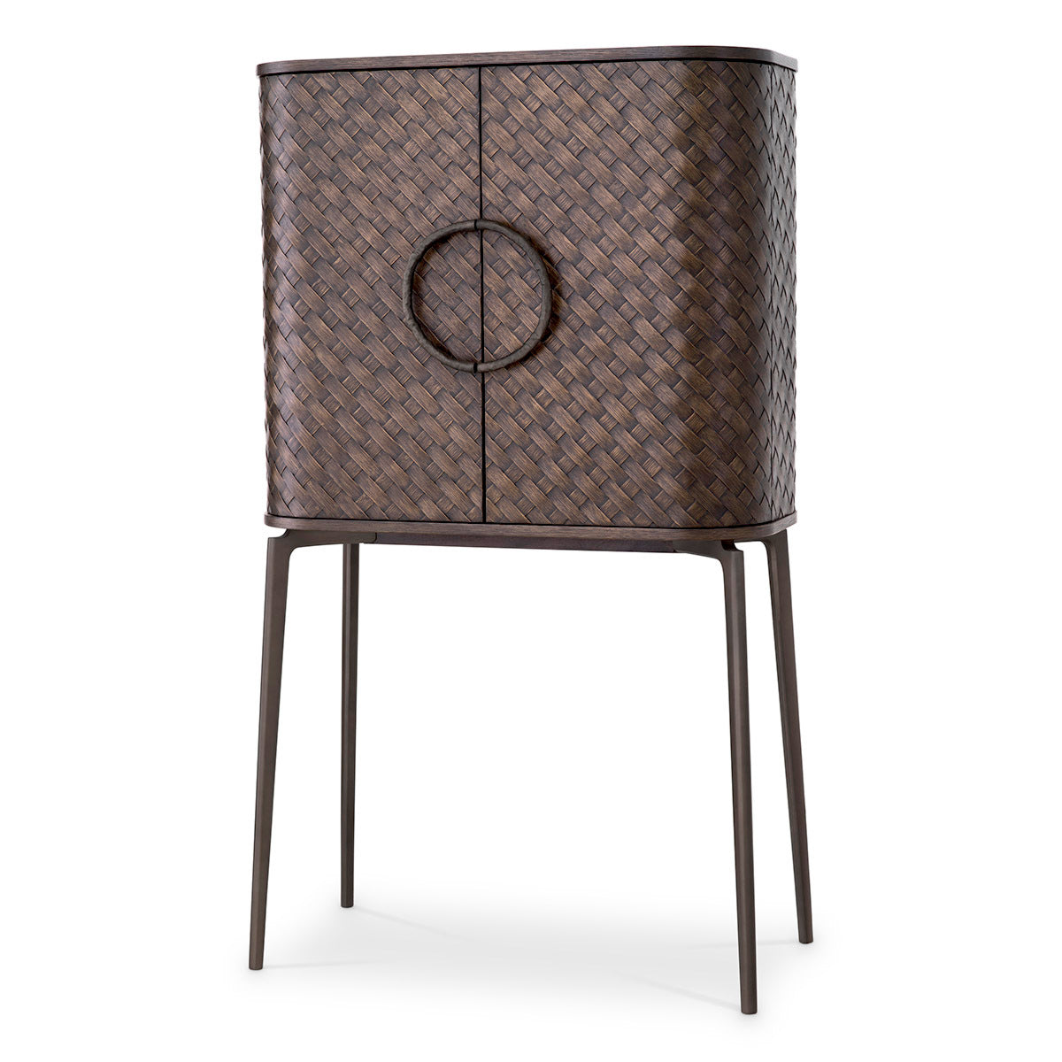 Woven Oak Wine Cabinet Nilsson | Eichholtzmh.com