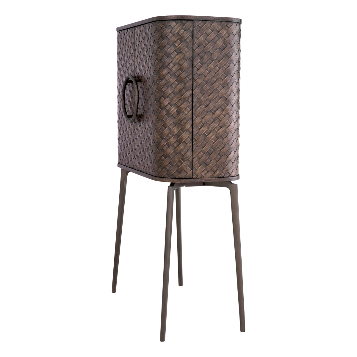 Woven Oak Wine Cabinet Nilsson | Eichholtzmh.com
